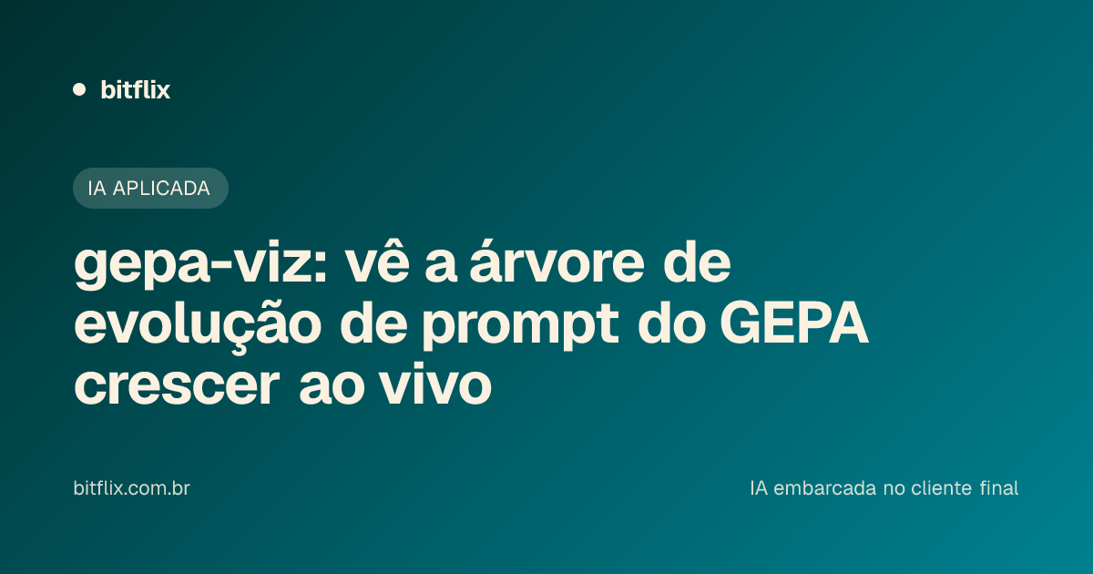 gepa-viz: vê a árvore de evolução de prompt do GEPA crescer ao vivo